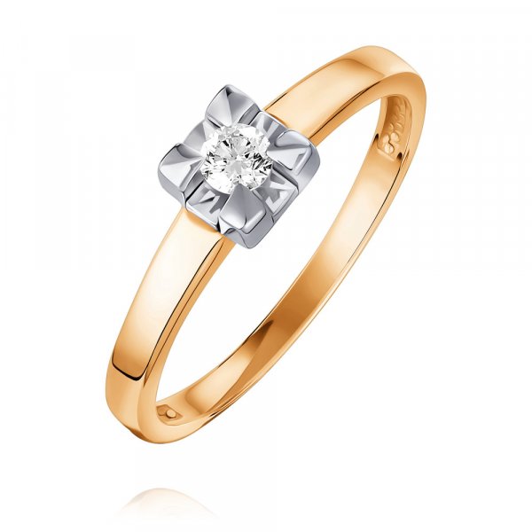 Купить Кольцо
Лаконичное кольцо из красного золота с геометрическим дизайном. Модель де...