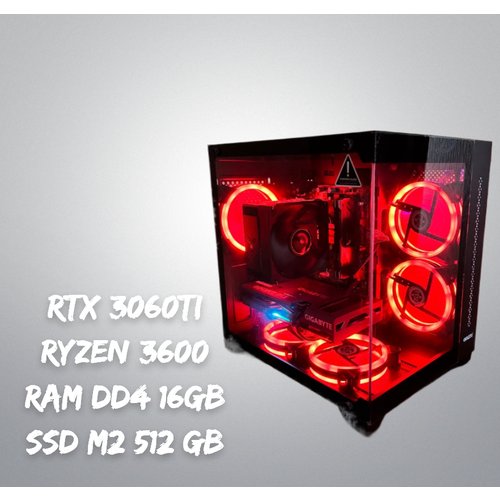 Купить Мощный игровой ПК RTX 3060 Ti Ryzen 3600 DDR4 16 ГБ SSD M2 512 ГБ
<br>Игровой ко...