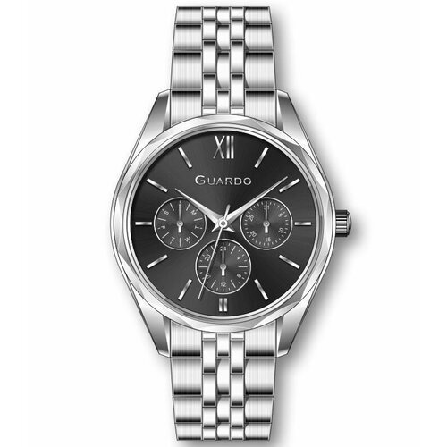 Купить Наручные часы Guardo 12711-1, черный, серебряный
Часы Guardo 012711-1 бренда Gua...