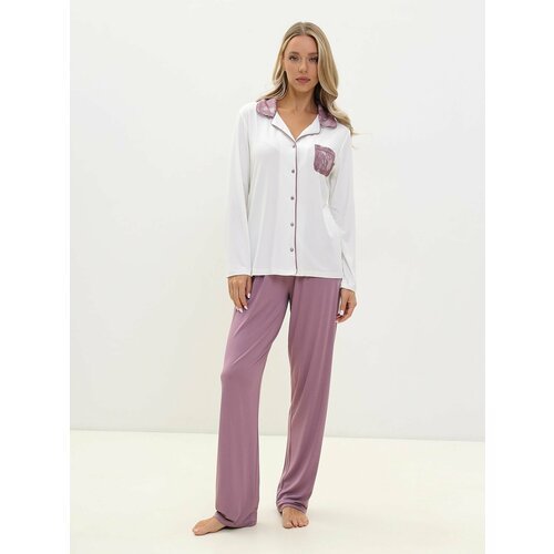Купить Пижама Luisa Moretti, размер S, розовый
Домашний костюм-пижама с брюками и рубаш...