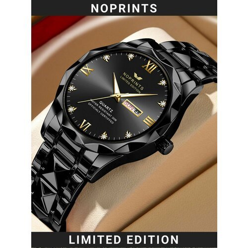 Купить Наручные часы NOPRINTS, черный, золотой
NOPRINTS NPV12 – это стильные наручные ч...