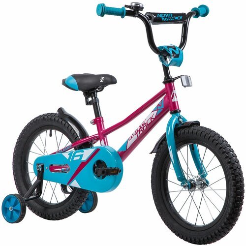 Купить Детский велосипед Novatrack Valiant, 16 дюймов, для девочек и мальчиков, 100 - 1...