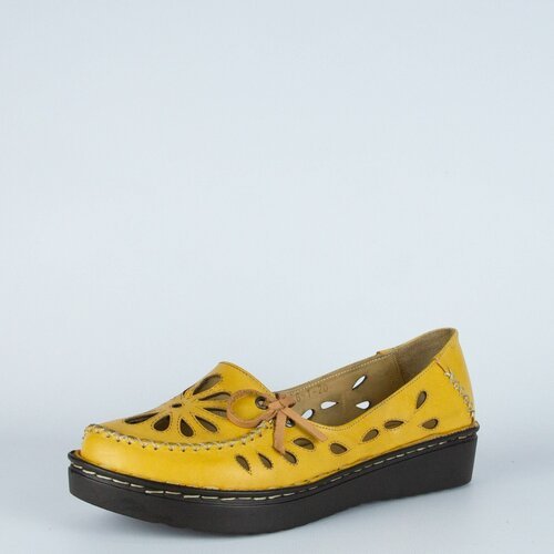 Купить Туфли Sandm, размер 42, желтый
Туфли летние женские турецкого бренда SandM. Верх...
