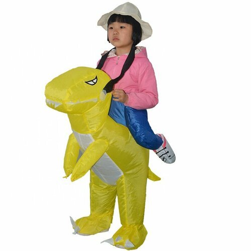 Купить Надувной костюм "Наездник на динозавре" для детей, нарядное платье , надувной ко...