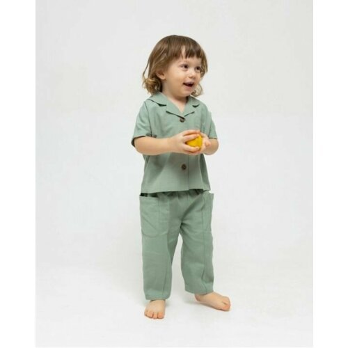 Купить Брюки Loomknits размер 134, зеленый
Мягкие и уютные брюки созданы специально для...