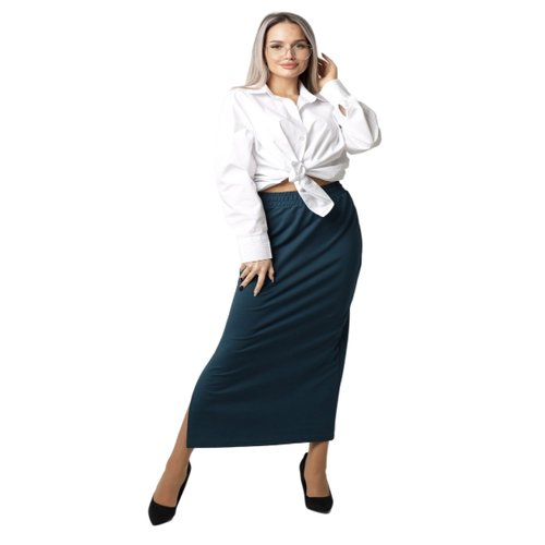 Купить Юбка Elena Tex, размер 56, синий
Трикотажная юбка-карандаш от бренда Elenatex -...