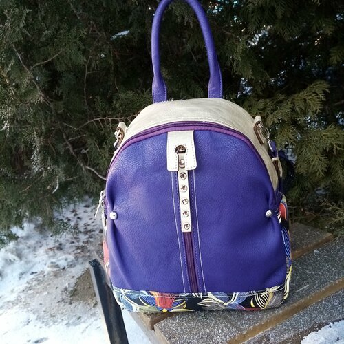 Купить "Городской рюкзак сиреневый
Городской рюкзак : стиль и функциональность<br><br>Г...