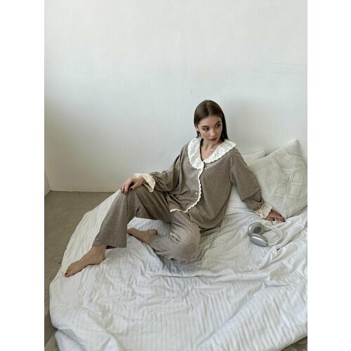 Купить Пижама IVUSHKAprint, размер 44/46, серый
Женская пижама из коллекции 2024 выполн...