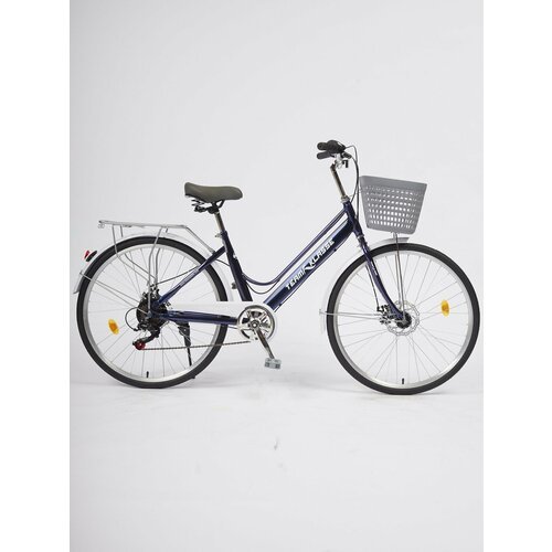 Купить Прогулочный велосипед Team Klasse E-2-C, фиолетовый, диаметр колес 26 дюймов
Сти...