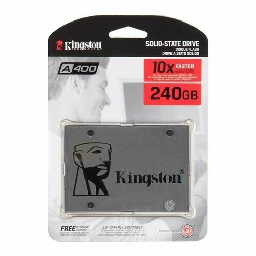 Купить 240 ГБ Внутренний SSD-диск Kingston A400
SSD-накопитель A400 имеет достаточно бо...