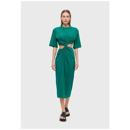 Купить Платье STUDIO 29, размер S, зеленый
Платье из жатого трикотажа<br>С узлом на тал...