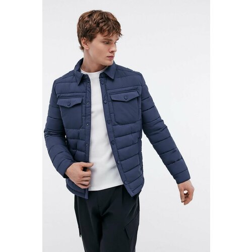Купить Куртка Baon B5324007, размер 50, синий
Куртка в рубашечном стиле идеально впишет...