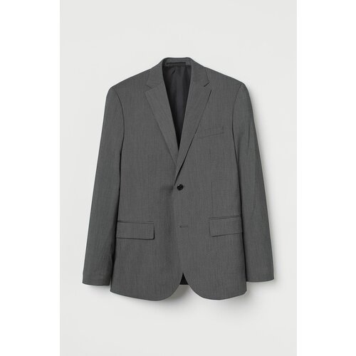Купить Пиджак H&M, размер 44, серый
Однобортный пиджак из эластичной ткани с узкими выр...