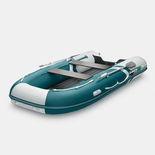 Купить Надувная лодка GLADIATOR E380S белый-морской зеленый
<p>Моторные лодки с надувны...