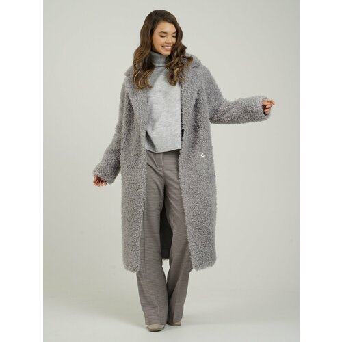 Купить Шуба чебурашка silverfox, размер 54, серый
Пальто из инновационного брендового ш...
