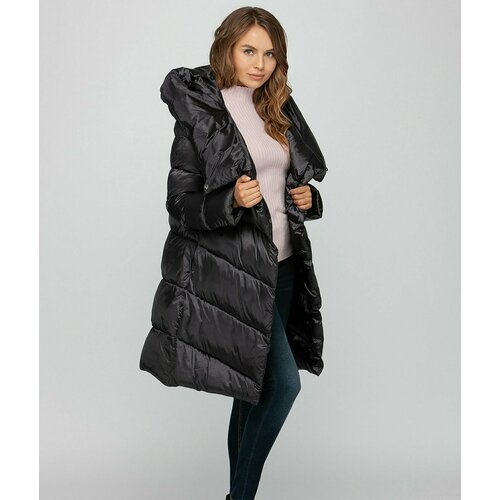 Купить Куртка Volcante, размер 46, черный
Прямое пальто длиной до колен с комфортным це...