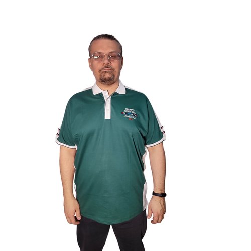 Купить Поло ANNEX, размер 4XL, зеленый
Мужская спортивная футболка-поло с надписью и вс...