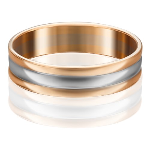 Купить Кольцо обручальное PLATINA, комбинированное золото, 585 проба, размер 17.5
PLATI...
