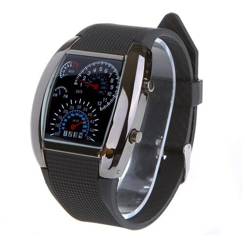 Купить Наручные часы Horologix, серый, черный
Часы Спидометр для ежедневной скорости.<b...