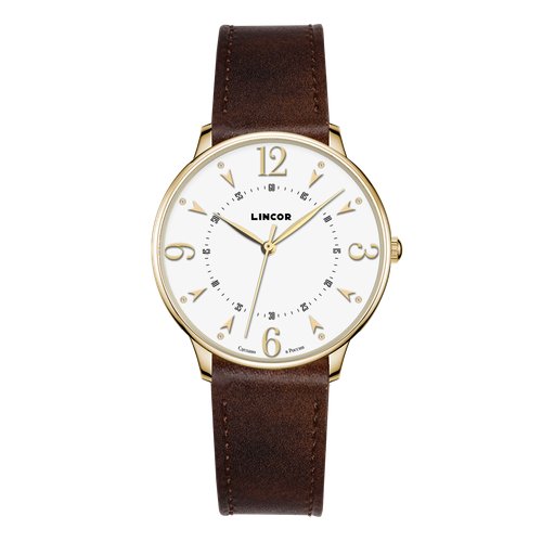 Купить Наручные часы LINCOR Наручные часы Lincor UNI 4047L-1, золотой, коричневый
Желая...
