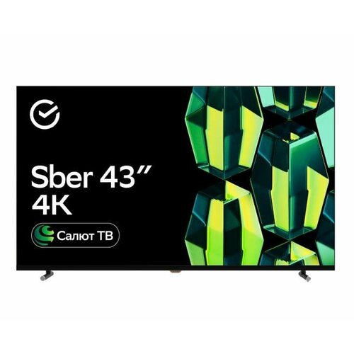 Купить Умный телевизор Sber SDX-43U4124, UHD 4К
Стильный умный телевизор Sber из новой...
