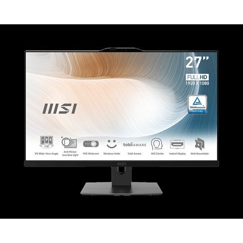 Купить Моноблок MSI Modern AM272P 12M AiO 27" FHD(1920x1080)IPS AG Non-touch, Core i5-1...