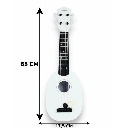 Купить Музыкальная гитара для детей/ белый/
Музыкальная гитара для детей от Miksik - эт...