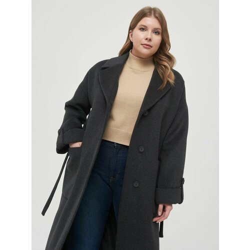 Купить Пальто КАЛЯЕВ, размер 50, серый темный
Демисезонное женское пальто из смесового...