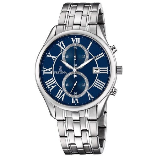 Купить Наручные часы FESTINA, серебряный
<p>Оригинальные мужские кварцевые наручные час...
