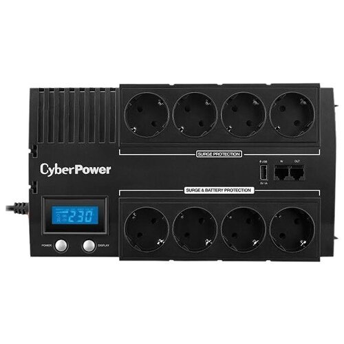 Купить Интерактивный ИБП CyberPower BR700ELCD чёрный
CyberPower BR700ELCD - эта серия И...