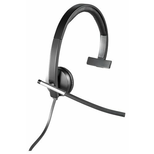 Купить Компьютерная гарнитура Logitech VC USB Headset Mono H650e, черный/серый
Стильная...