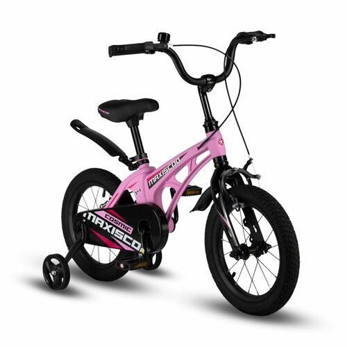 Купить Велосипед MAXISCOO COSMIC Стандарт Плюс 14' (2024) Розовый Матовый MSC-C1431 (Ро...