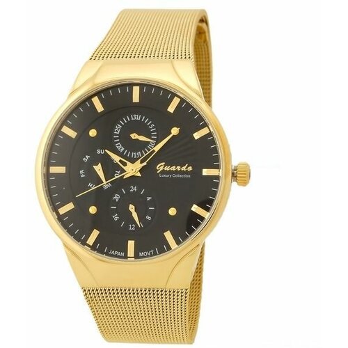 Купить Наручные часы Guardo, мультиколор, золотой
Часы Guardo S1660.6 чёрный бренда Gua...