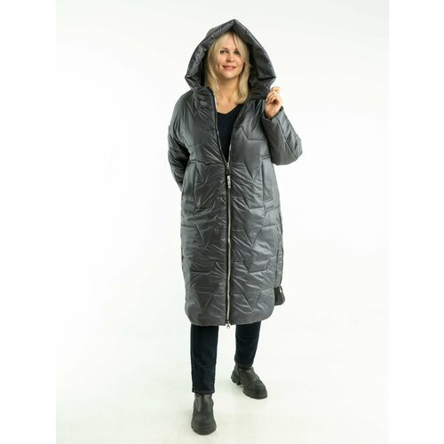 Купить Куртка ДЮТО, размер 60, серый
Стильная очень теплая зимняя удлиненная женская ку...