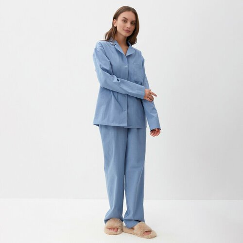 Купить Пижама Kaftan, размер 40/42, голубой
Пижама женская (рубашка и брюки) KAFTAN "Ba...