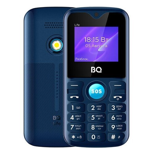 Купить Сотовый телефон BQ 1853 Life Blue
Артикул № 938694 <br> <br> Модель получила 1,7...