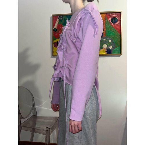 Купить Свитшот, размер 44/46, фиолетовый
Сиреневый свитшот с патчами - стильный и комфо...