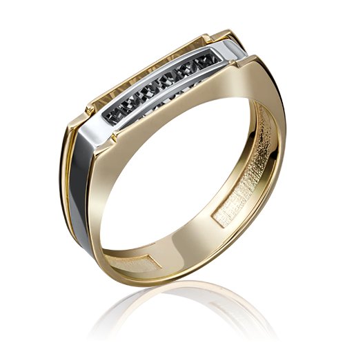 Купить Печатка Diamant online, комбинированное золото, 585 проба, размер 20
<p>В нашем...