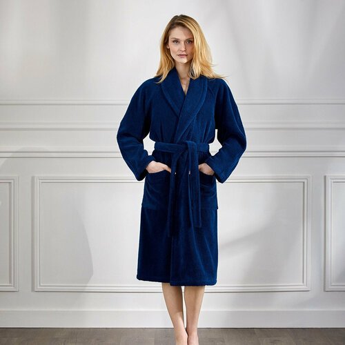 Купить Халат Yves Delorme, размер 42/46
Облегченный махровый халат классического силуэт...