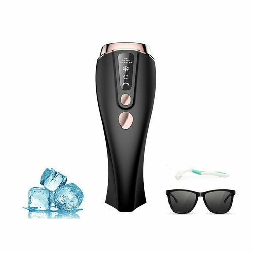 Купить Фотоэпилятор лазерный с охлаждающим эффектом для удаления волос и омолаживания к...