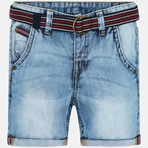 Купить Бермуды Mayoral, размер 3 года (98 см), голубой
Легкие джинсовые шорты для мальч...