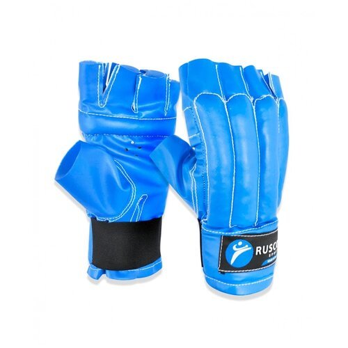 Купить Шингарты RuscoSport, синие, размер L.
<p>Перчатки для рукопашного боя изготовлен...