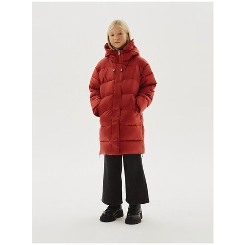 Купить Пуховик Baon, размер 146, красный
Детское пуховое пальто для девочек бренда BAON...