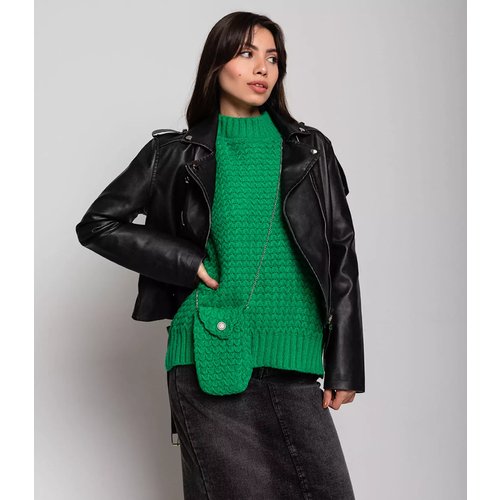 Купить Свитер DommoD, размер 46-50, зеленый
Женский свитер оверсайз для стильного, женс...