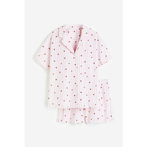 Купить Пижама , размер 34В, розовый
Пижамная рубашка и шорты<br>Светло-розовый/Полосаты...