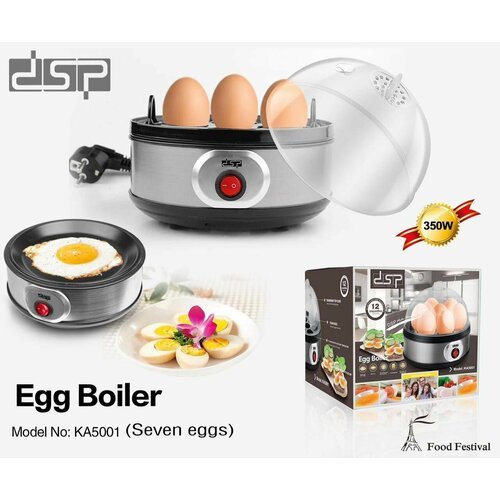 Купить Электрическая яйцеварка. 350Вт
Прибор для приготовления яиц DSP KA5001, Яйцеварк...