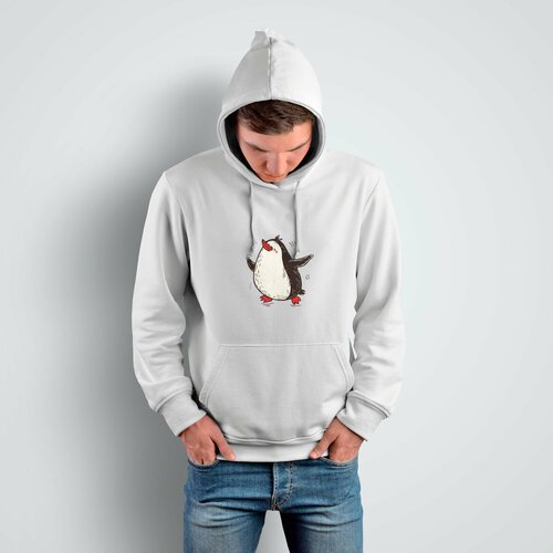 Купить Худи Us Basic, размер XL, белый
Название принта: Довольный милый пингвин. Прикол...
