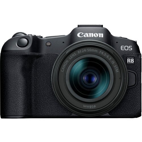 Купить Фотоаппарат Canon EOS R8 Kit RF 24-50mm f/4.5-6.3 IS STM, черный
Самая легкая по...