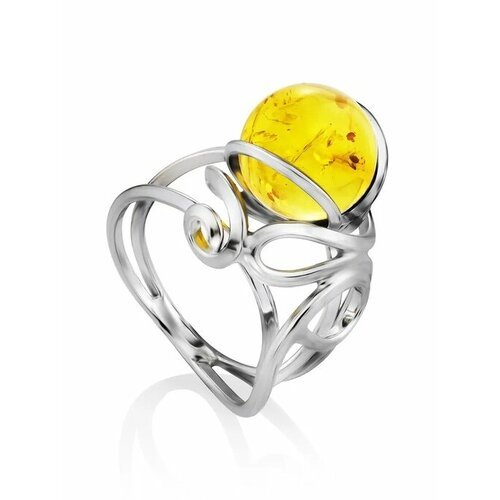 Купить Кольцо, янтарь, безразмерное, желтый, серебряный
Изящное кольцо из натурального...