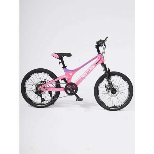 Купить Горный детский велосипед Team Klasse F-3-O, розовый, фиолетовый, диаметр колес 2...